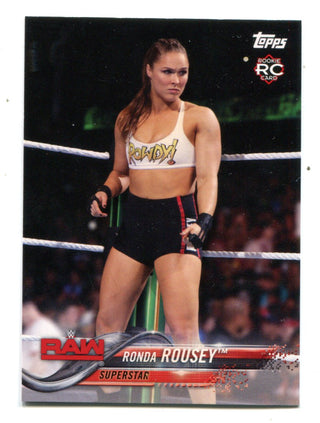 Ronda Rousey Topps WWE RAW #101 RC