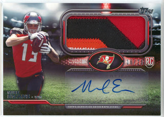 Mike Evans Autographed 2014 Topps Rookie Patch Card #RAJJ-ME
