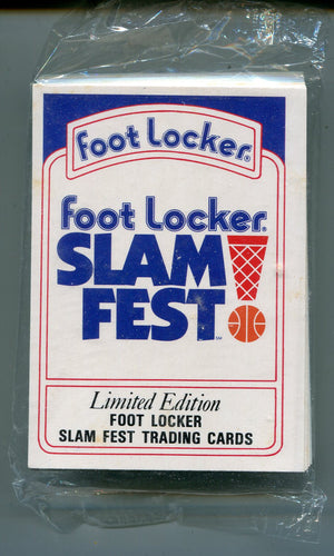 1991 Foot Locker Slam Fest Limited Edition Trading Cards Unopened Pack