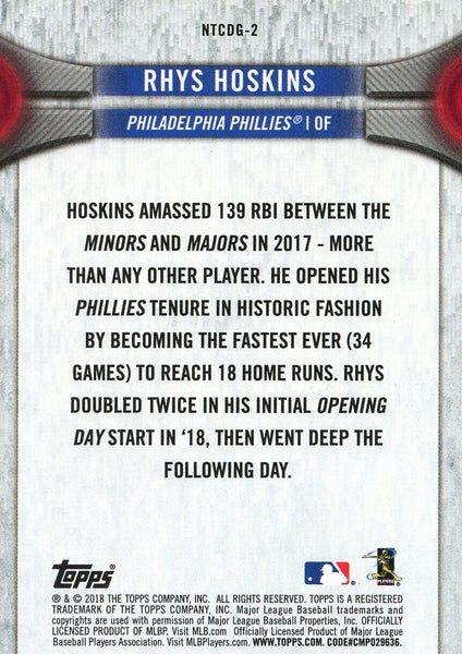 2018 Game-Used Rhys Hoskins Jersey