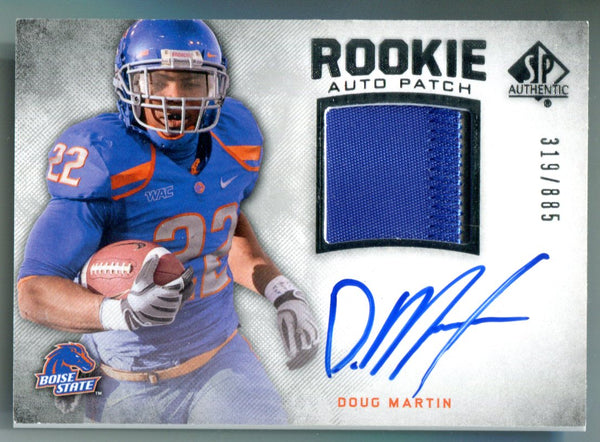 Doug Martin Autographed 2012 Upper Deck SPx Rookie Jersey Card