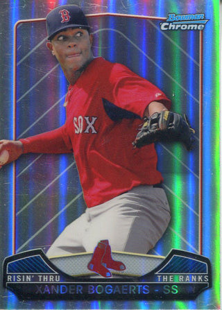 Xander Bogaerts 2013 Bowman Chrome Mini Rookie Card