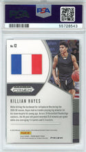 Killian Hayes 2020 Panini Prizm Draft Pick Cracked Red Ice Rookie Card #12 (PSA)