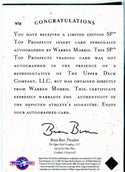 Warren Morris 1997 Upper Deck Autographed Card