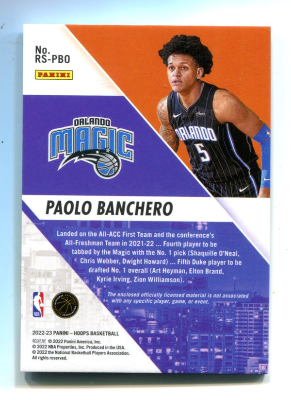 Paolo Banchero 2022-23 Panini Prizm Monopoly Rookie Card #66