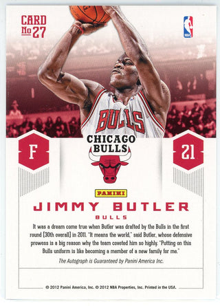 Jimmy Butler Autographed 2012-13 Prestige Prestigious Picks Rookie Card #27