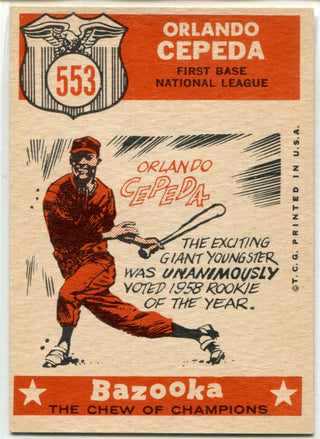 Orlando Cepeda 1959 Topps Card #553