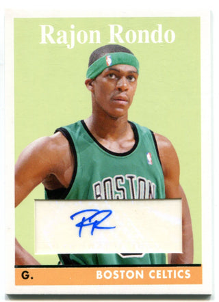 Rajon Rondo Autographed 2008-09 Topps Rookie Card #65