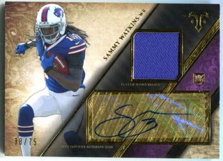 Sammy Watkins Autographed 2013 Topps Triple Threads Rookie Jersey Card