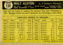 Walt Alston 1961 Topps Card