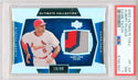 Albert Pujols 2003 Upper Deck Ultimate Collection Game Patch Card #P-AP (PSA NM 7)