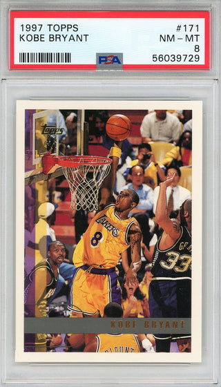 Kobe Bryant 1997 Topps Card #171 (PSA)