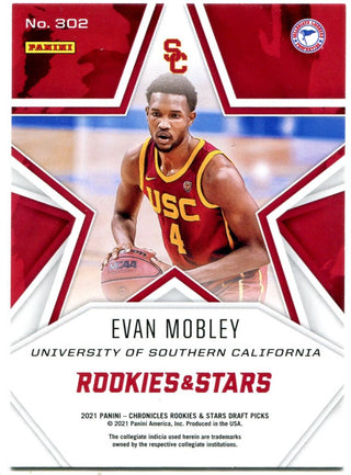 Evan Mobley Panini Chronicles Rookies and Stars