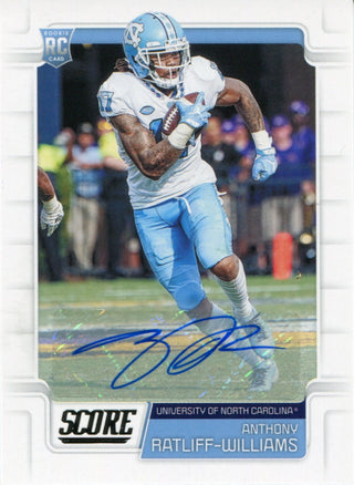 Anthony Ratliff-Williams Autographed 2019 Score Rookie Card
