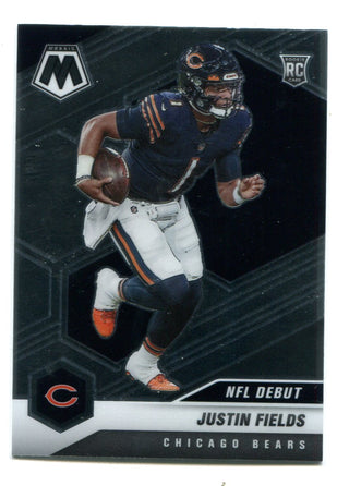 Justin Fields 2021 Panini Mosaic #242 NFL Debut Card