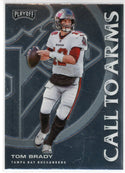 Tom Brady 2020 Panini Playoff Call to Arms Card #CA-1