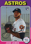 Josh James 2019 Topps Rookie Card