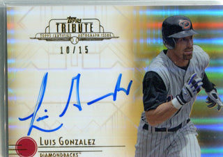 Luis Gonzalez 2014 Topps Tribute Autographed Card #10/15