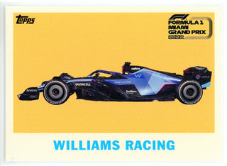 Williams Racing 2022 Topps Miami Grand Prix Card