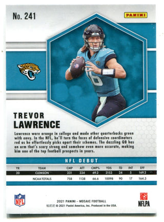 Trevor Lawrence 2021 Panini Mosaic #241 RC