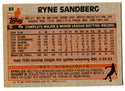 Ryne Sandberg 1983 Topps Card #83