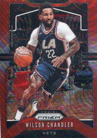 Wilson Chandler 2019-20 Panini Prizm Red Wave Card