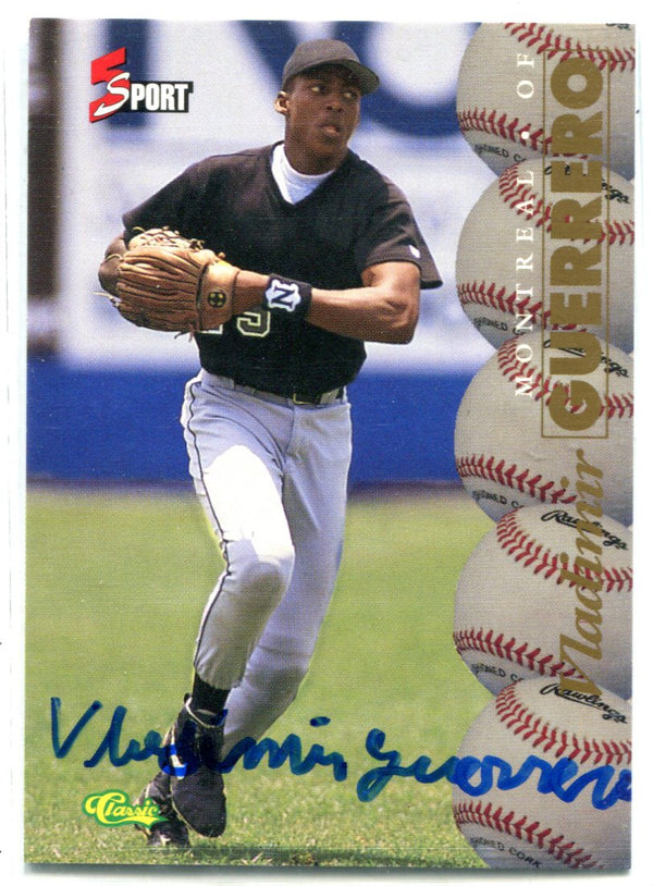 Vladimir Guerrero 1995 Classic 5sport Autographed Card