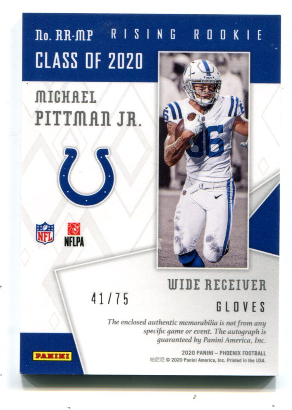 Michael Pittman Jr 2020 Panini Phoenix Rising Rookie #RRMP RPA /75