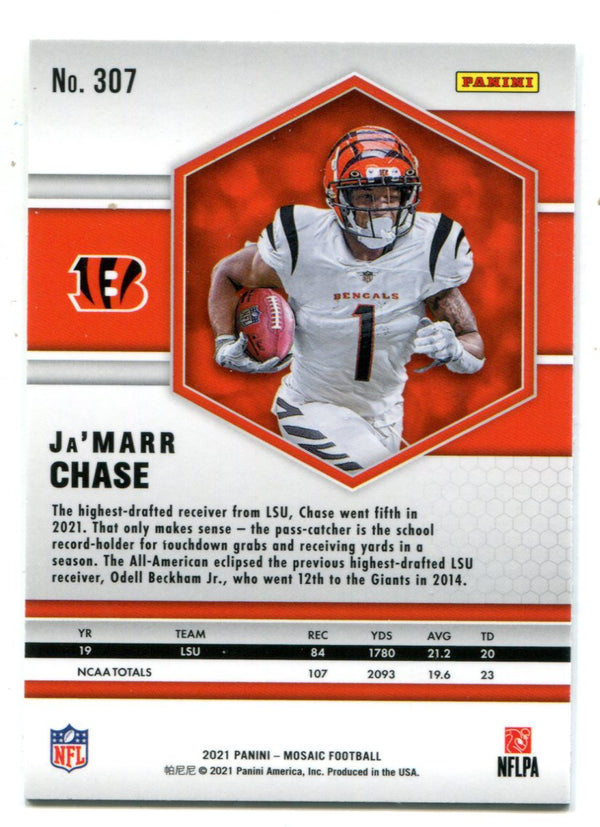 Ja'Marr Chase 2021 Panini Mosaic #307 Card