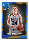 Lauri Markkanen 2017-18 Panini Rated Rookie Gold Press Proof 02/10 Card