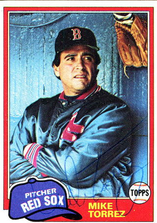 Mike Torrez Autographed 1981 Topps Card