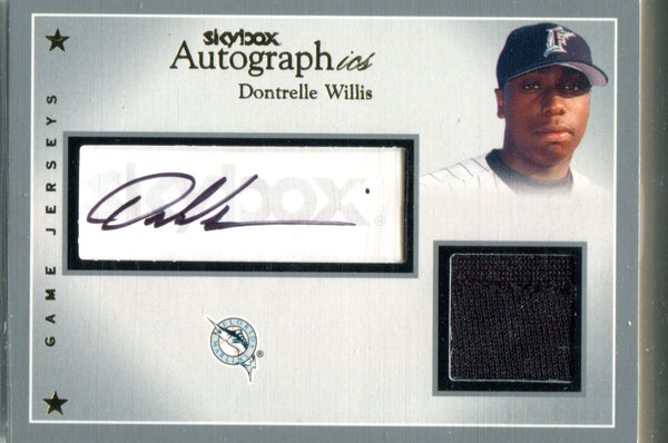Dontrelle Willis 2004 Fleer Skybox Game-Used Jersey/Autographed Card #16/125