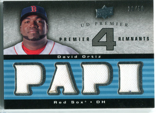 David Ortiz Upper Deck Jersey Card #38/50