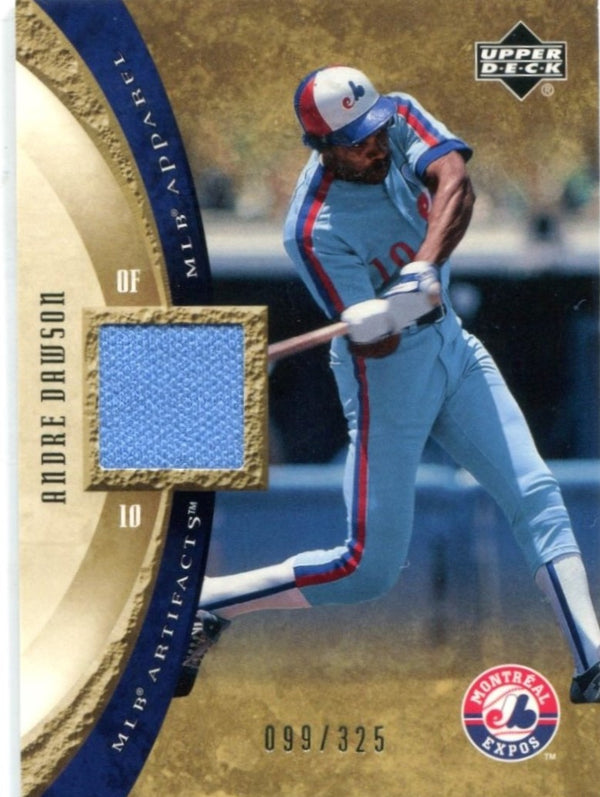 Andre Dawson 2005 Upper Deck #MLBAD Jersey Card /325