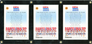 Team USA 1992 Skybox 3 Card Set