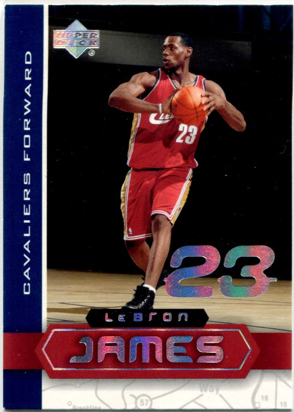 LeBron James 2003-04 Upper Deck Superstars Rookie Card