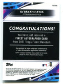 Ke'Bryan Hayes 2021 Topps Finest #FAKHA Auto RC