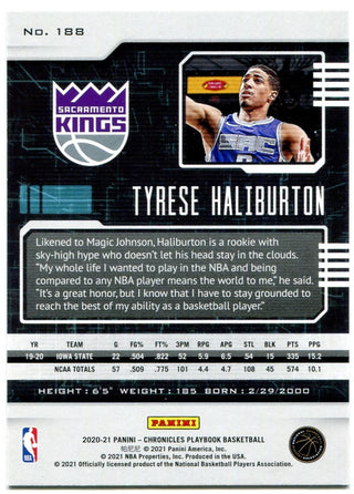 Tyrese Haliburton Sacramento Kings Signed Autographed Black #0