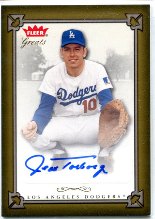 Jeff Torborg 2004 Fleer Greats Autographed Card