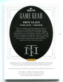 Troy Glaus 2021 Panini National Treasures Game Gear #GGS Auto Card /10
