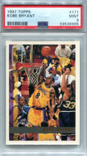 Kobe Bryant 1997 Topps #171 PSA Mint 9 Card