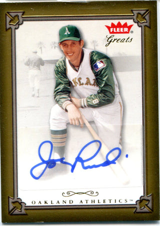 Joe Rudi 2004 Fleer Greats Autographed Card