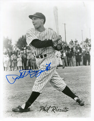 Phil Rizzuto Autographed 8x10 Photo