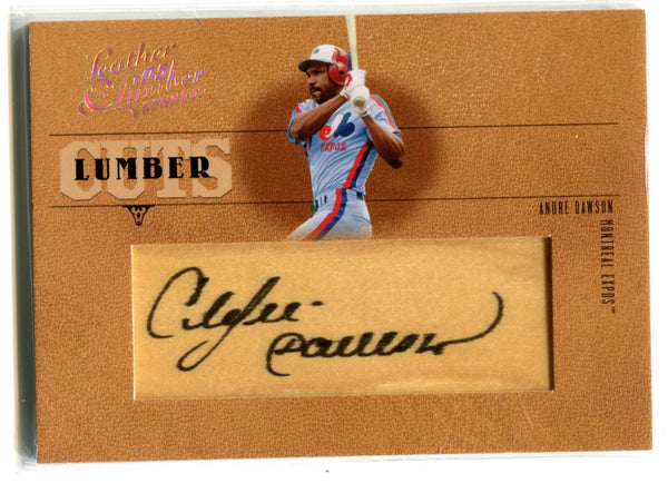 Andre Dawson 2005 Donruss Playoff Leather Lumber #LC-2 (059/128)