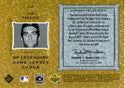 Jim Fregosi 2001 Upper Deck Game Worn Jersey Card