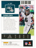 DeVonta Smith Autographed 2021 Panini Contenders Optic Rookie Ticket Card #107