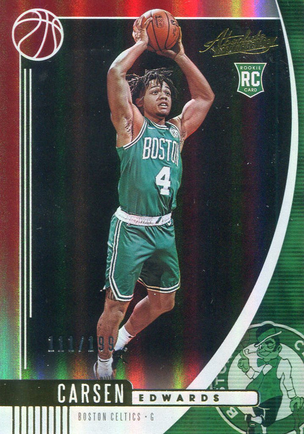 Carsen Edwards 2019-20 Panini Absolute Rookie Card 111/199