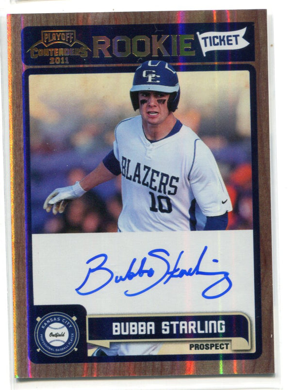Bubba Sterling 2011 Panini Contenders Rookie Ticket #RT5 Autographed Card