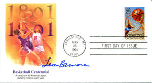 Leon Barmore Autographed First Day Cover