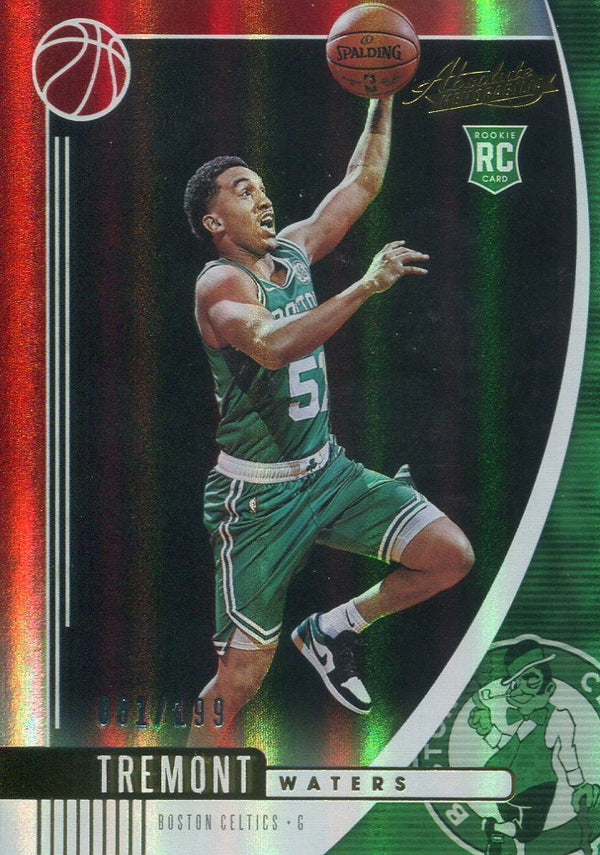 Tremont Waters 2019-20 Panini Absolute Rookie Card 81/199